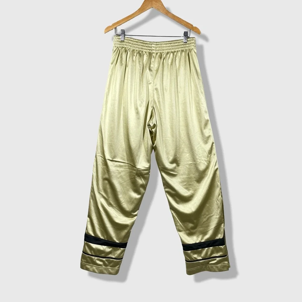 Nike Break Away Pants Mens M Gold Y2K Streetwear Sporty Retro Athletic